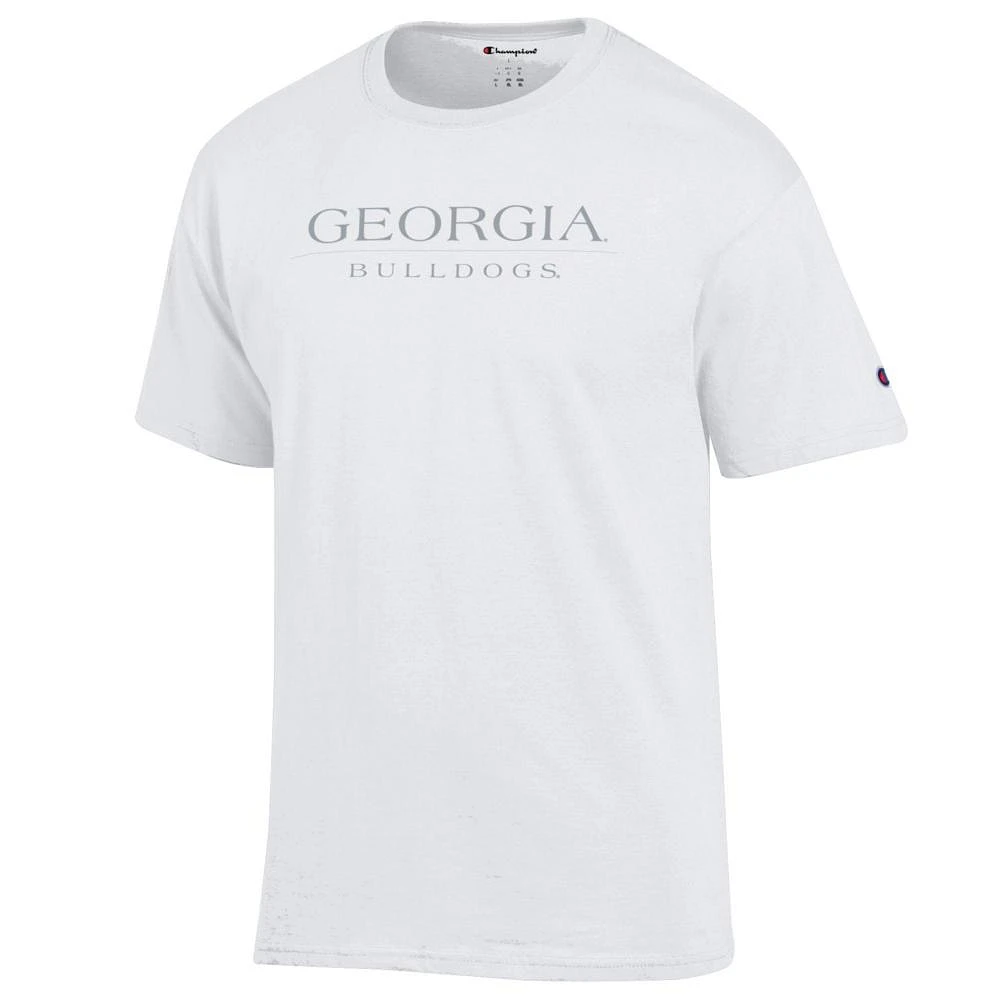 Georgia Champion Women's Straight Tonal Wordmark Tee