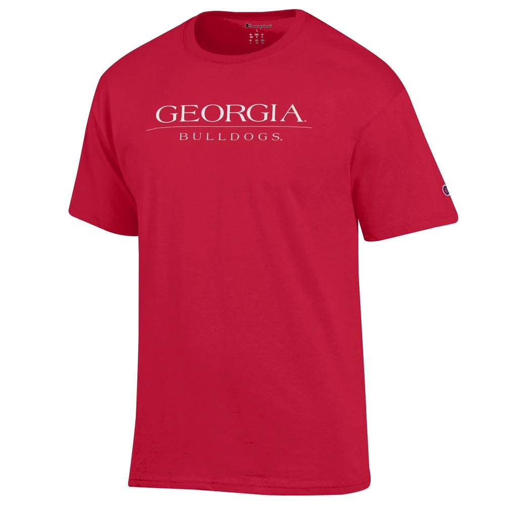 Georgia Champion Women's Straight Wordmark Tee