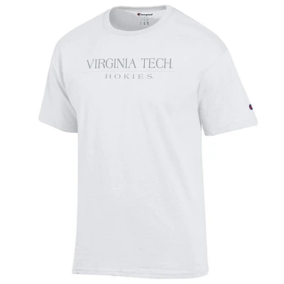 Virginia Tech Champion Women's Straight Tonal Wordmark Tee