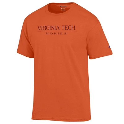 Virginia Tech Champion Women's Straight Wordmark Tee