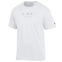 LSU Champion Women's Straight Tonal Wordmark Tee