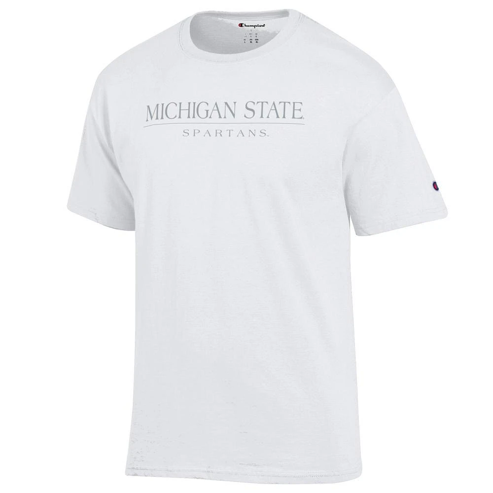 Michigan State Champion Women's Straight Tonal Wordmark Tee