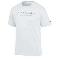 App State Champion Women's Straight Tonal Wordmark Tee