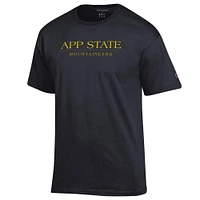 App State Champion Women's Straight Wordmark Tee