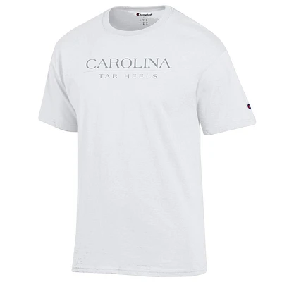 UNC Champion Women's Straight Tonal Wordmark Tee