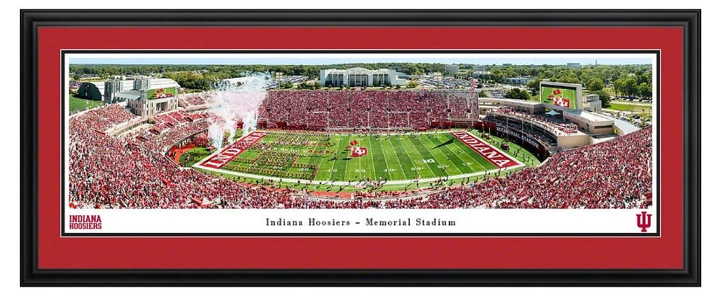 Indiana Hoosiers Football Memorial Stadium Deluxe Frame 18