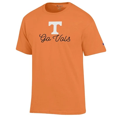 Tennessee Champion Women's Logo Over Script Tee