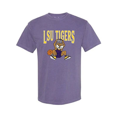 LSU Basketball Mike the Tiger Comfort Colors Tee