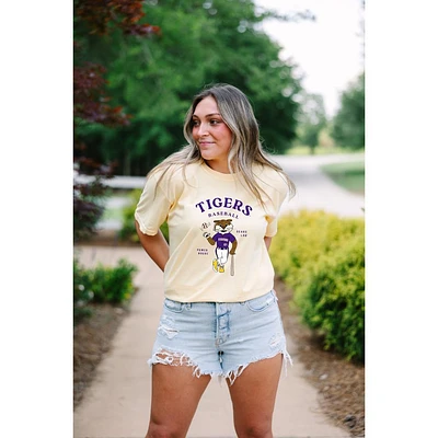 LSU Baseball Mike the Tiger Comfort Colors Tee