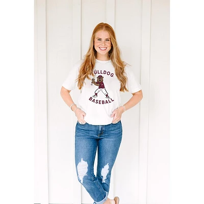 Mississippi State Batting Bully Comfort Colors Tee