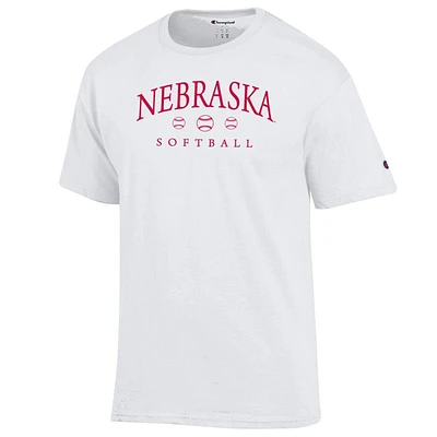 Nebraska Champion Women's Arch Softball Tee