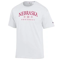 Nebraska Champion Women's Arch Softball Tee