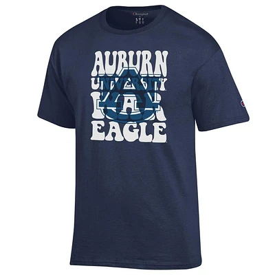 Auburn Champion Women's Team Stack Over Logo Tee