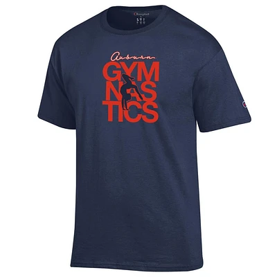 Auburn Champion Women's Gymnastics Stack Tee