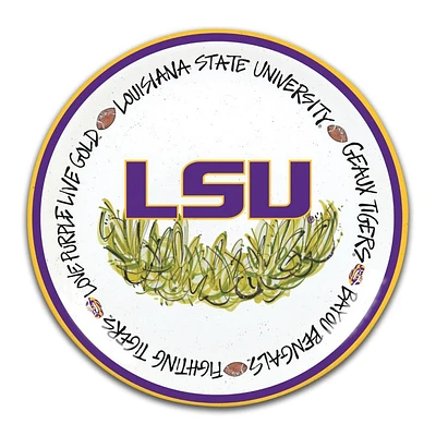 LSU Magnolia Lane 4 Pack 10.5' Melamine Plate