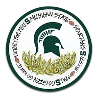 Michigan State Magnolia Lane 4 Pack 10.5' Melamine Plate