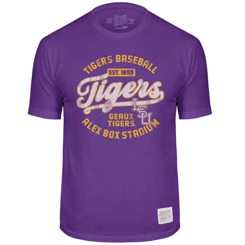 LSU Vault Retro Brand Baseball Script Tee