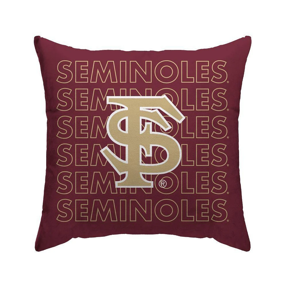 Florida State Pegasus 18 x 18 Echo Wordmark Pillow