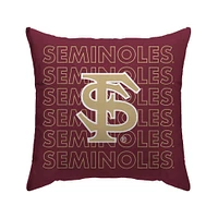 Florida State Pegasus 18 x 18 Echo Wordmark Pillow