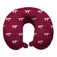 Virginia Tech Pegasus Uneck Repeat Logo Travel Pillow