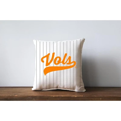 Tennessee 17 x 17 Vols Script Pinstripe Pillow