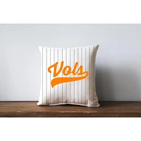 Tennessee 17 x 17 Vols Script Pinstripe Pillow