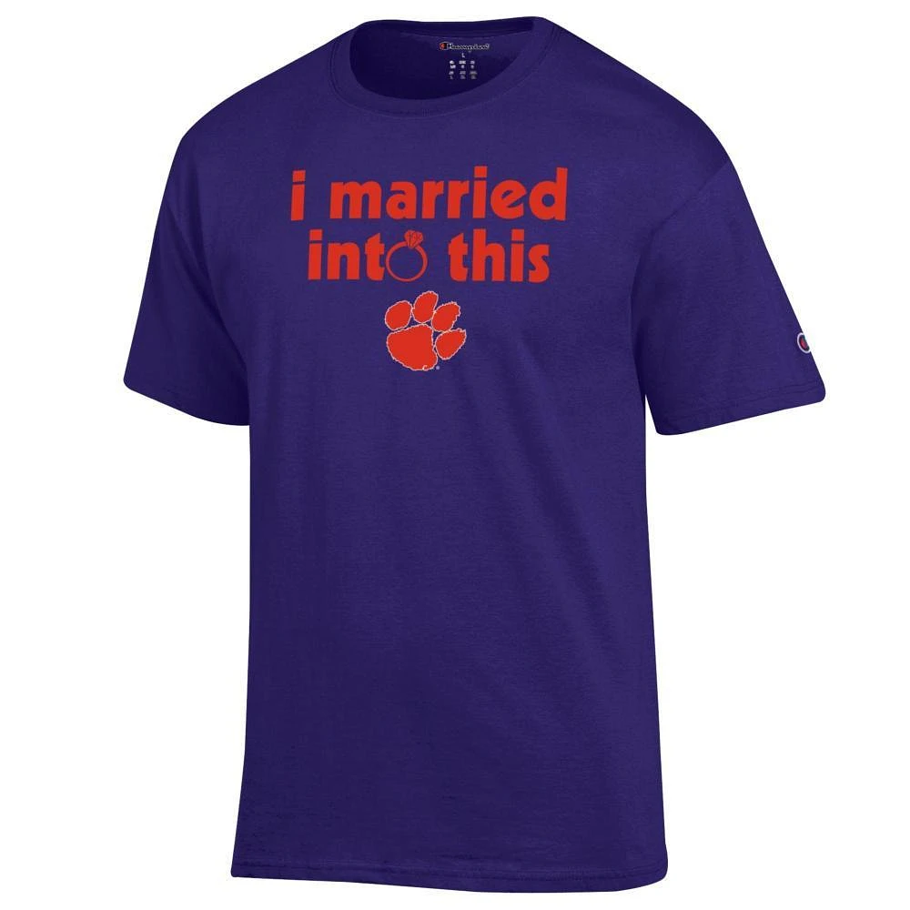 Clemson Champion Women's I Married Into This Tee