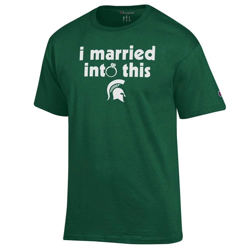 Michigan State Champion Women's I Married Into This Tee