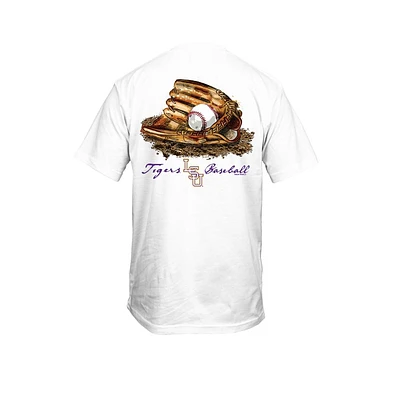 LSU Baseball Dirty Glove Comfort Colors Tee