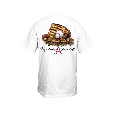 Arkansas Baseball Dirty Glove Comfort Colors Tee