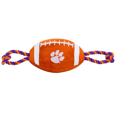 Clemson Nylon Football Tug Toy