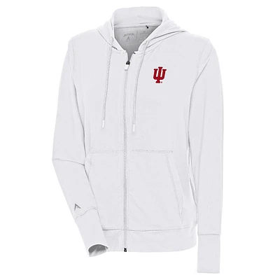 Indiana Antigua Women's Moving Brushed Full Zip Hoodie