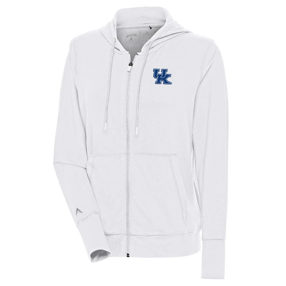 Kentucky Antigua Women's Moving Brushed Full Zip Hoodie