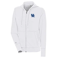 Kentucky Antigua Women's Moving Brushed Full Zip Hoodie