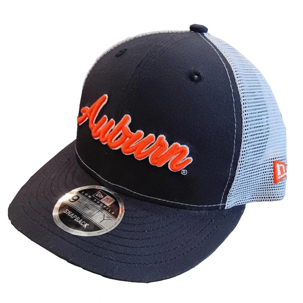 Auburn New Era LP950 Script Trucker Hat