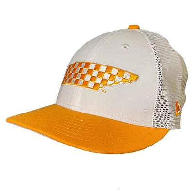 Tennessee New Era LP950 Checkered State Trucker Hat