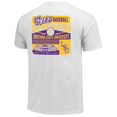 LSU Stadium Ticket Comfort Colors Pocket Tee