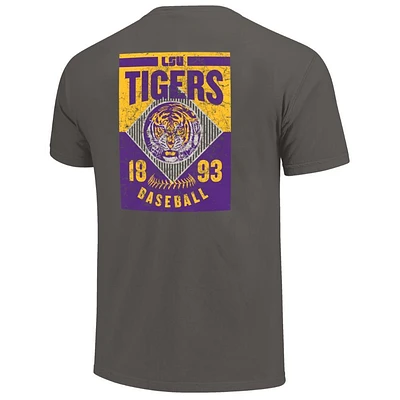 LSU Vintage Ticket Comfort Colors Pocket Tee