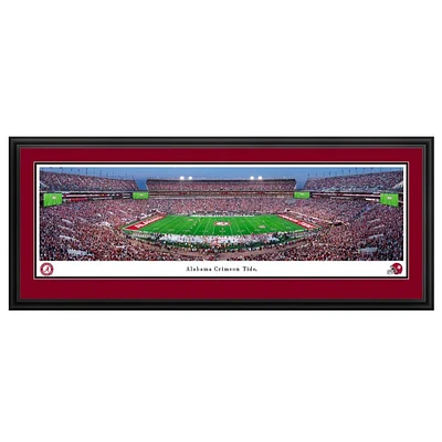 Alabama Football Bryant-Denny Stadium at Night Deluxe Frame 18