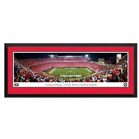 Georgia vs Notre Dame at Sanford Stadium Deluxe Frame 18