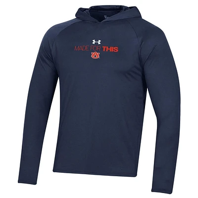 Auburn Under Armour 2024 Long Sleeve Tech Hoody Shooting Shirt