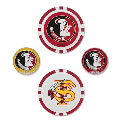 Florida State Wincraft Ball Marker Set