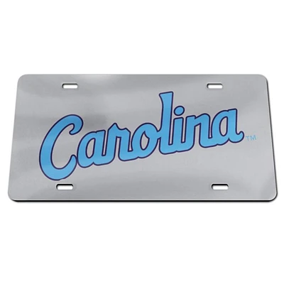 UNC Script License Plate