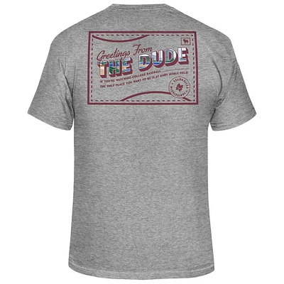 Mississippi State Retro Brand Greetings from the Dude Tee