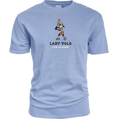 Tennessee Lady Vols Life is Good Jackie at Bat Tee