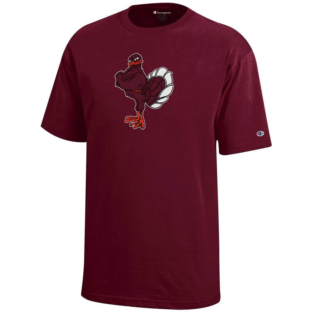 Virginia Tech Champion YOUTH Giant Standing Hokie Logo Tee