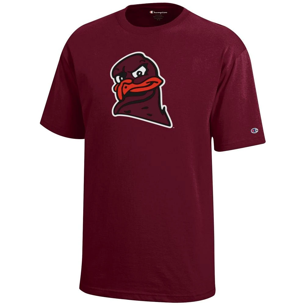 Virginia Tech Champion YOUTH Giant Hokie Head Logo Tee