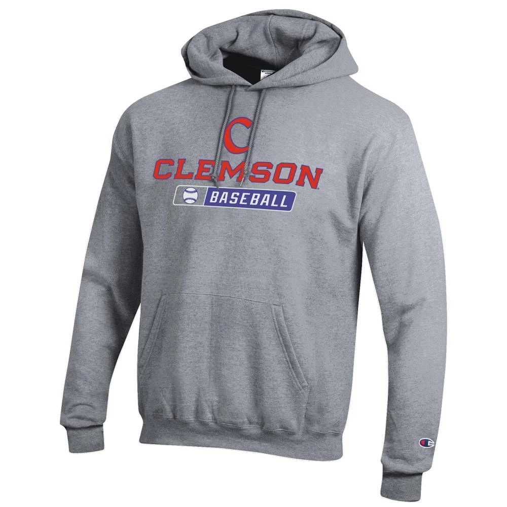 Clemson Champion Basic Baseball Hoodie