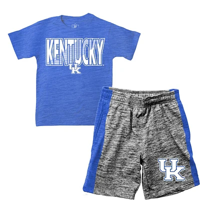 Kentucky Wes and Willy Toddler Tee Contrast Short Set