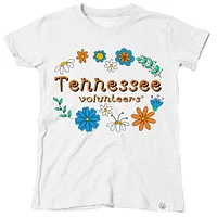 Tennessee Wes and Willy Toddler Flower Design Blend Tee